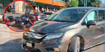 Motociclista herido choque en Victoria