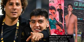 Ochoa con Gilberto Mora