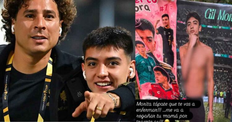 Ochoa con Gilberto Mora