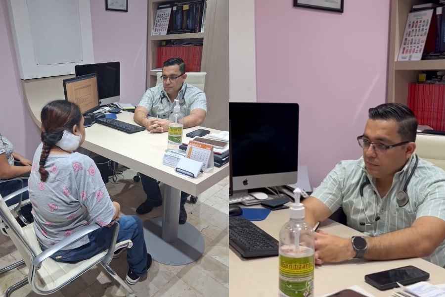 Redes sociales joven Victoria atención