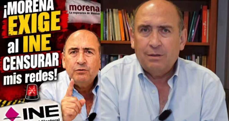 Rubén Moreira Morena censurar redes