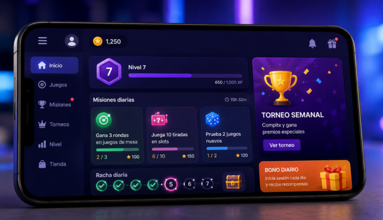 Misiones, torneos y niveles: cómo la gamificación cambió el lobby del casino online