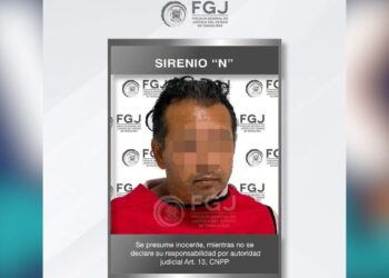 Sirenio “N” detenido en Matamoros
