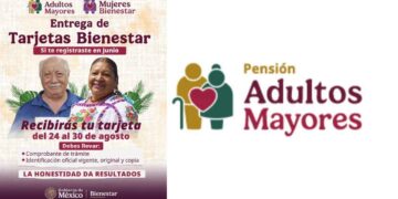 Tarjeta Bienestar del 24 agosto