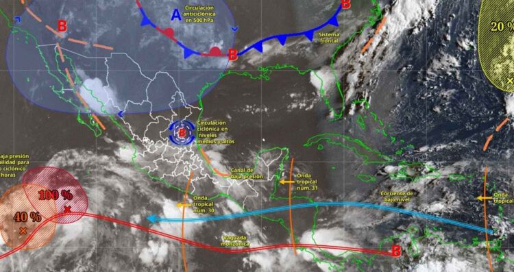 Temperaturas estados México Hoy