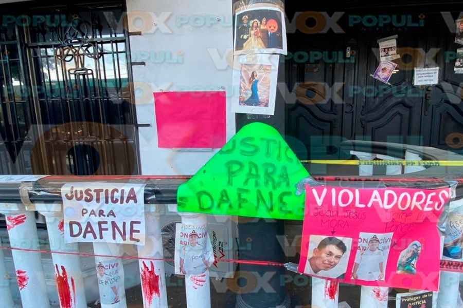 Vecinos manifestantes Dafne Madero