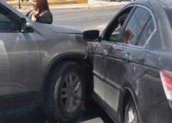 accidente avenida Monterrey Laredo
