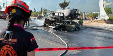 accidente en Monterrey Nuevo León