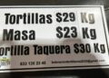 aumento precio de la tortilla Tampico