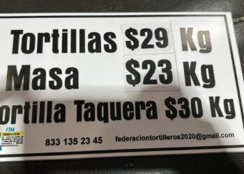 aumento precio de la tortilla Tampico