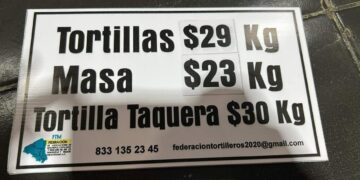 aumento precio de la tortilla Tampico