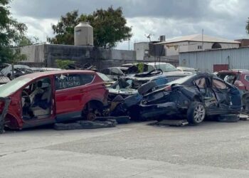 autos abandonados Matamoros