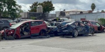 autos abandonados Matamoros
