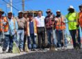 bacheo en Zeferino Fajardo Ciudad Victoria