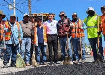 bacheo en Zeferino Fajardo Ciudad Victoria