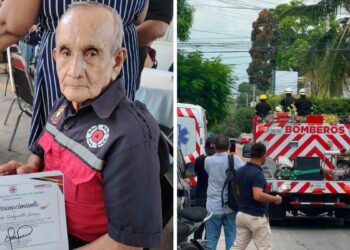 bombero más longevo de Ciudad Madero