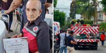 bombero más longevo de Ciudad Madero