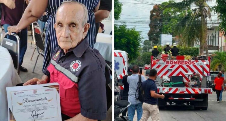 bombero más longevo de Ciudad Madero