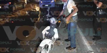 charco motociclista Victoria