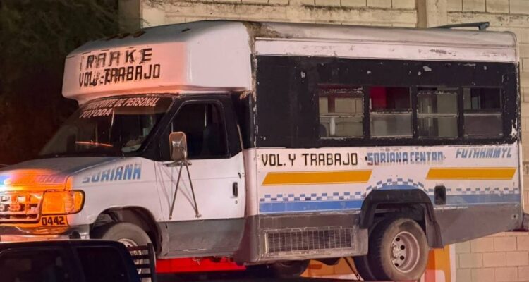 chofer positivo en alcoholímetro Matamoros