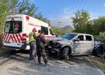 choque frontal lesionados Monterrey