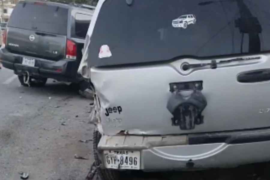 choque zona industrial Bravo