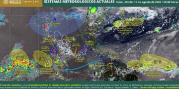 circulaciones ciclónicas a México