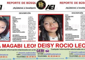 desaparición de dos hermanas en García