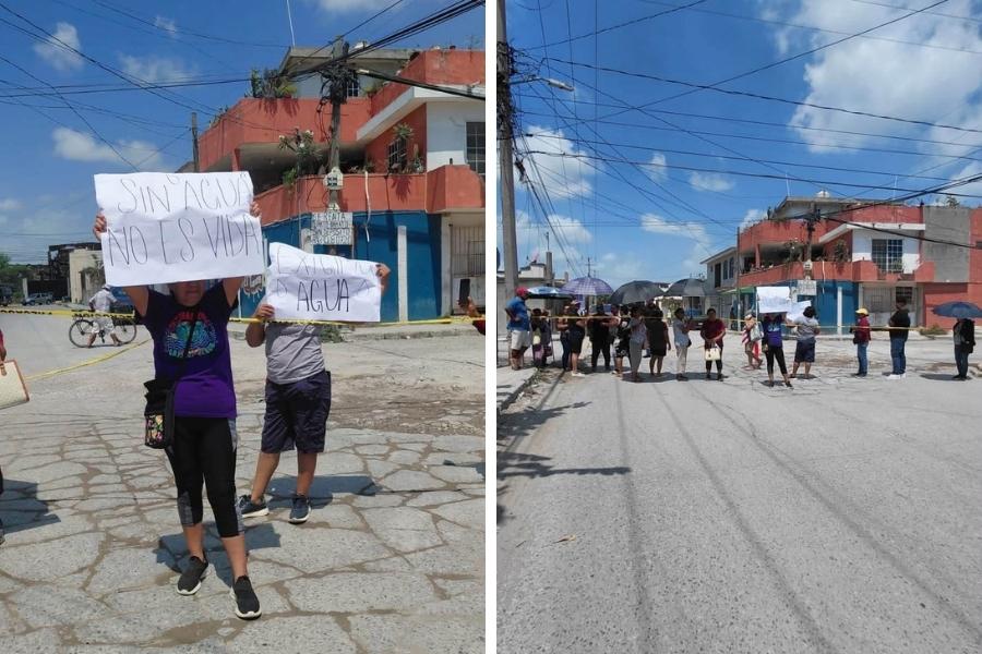 falta de agua en Ciudad Madero
