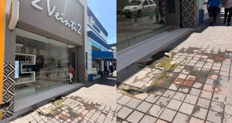 fuga agua centro Tampico
