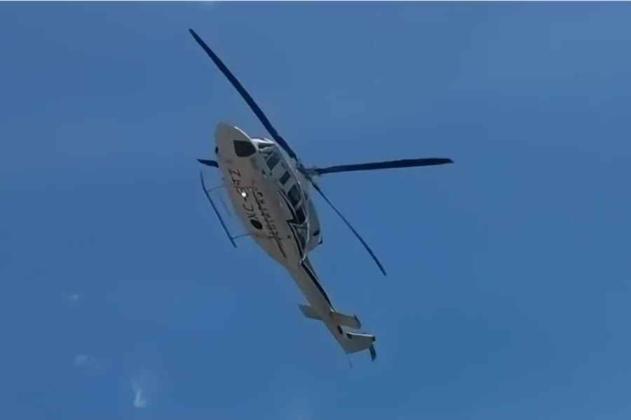 helicoptero Gobernador Eduardo Ramirez