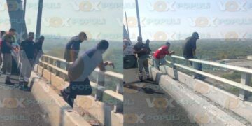hombre Puente Tampico en Tamaulipas