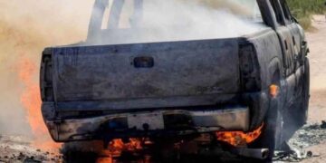 incendio camioneta brecha Rio