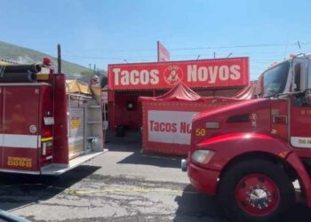incendio en taquería de Monterrey
