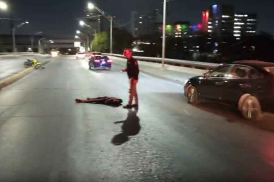 jovencito accidente en motocicleta Monterrey