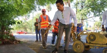 limpieza de espacios públicos en Ciudad Victoria