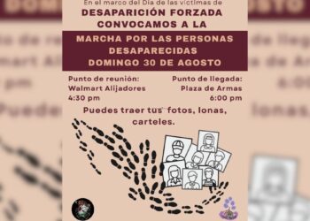 marcha por personas desaparecidas en Tampico