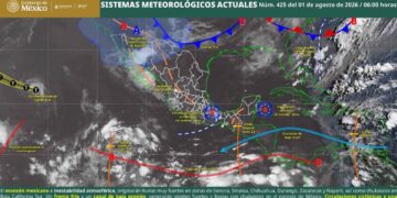 monzón mexicano y la onda tropical 23