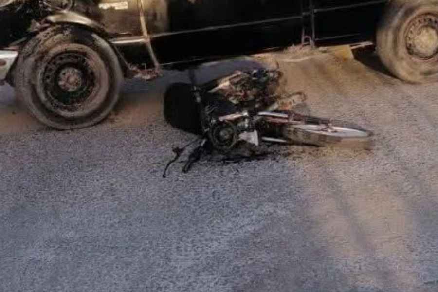 motociclista lesionado Rio Bravo