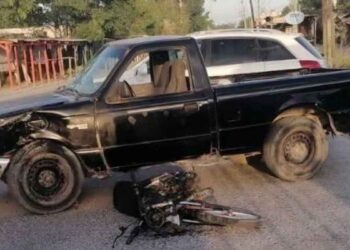 motociclista lesionado Rio Bravo