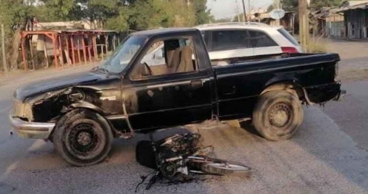 motociclista lesionado Rio Bravo