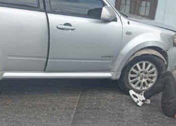 Motociclista resulta lesionado tras fuerte choque con camioneta en Matamoros