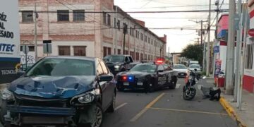 motociclista lesiones Centro Monterrey