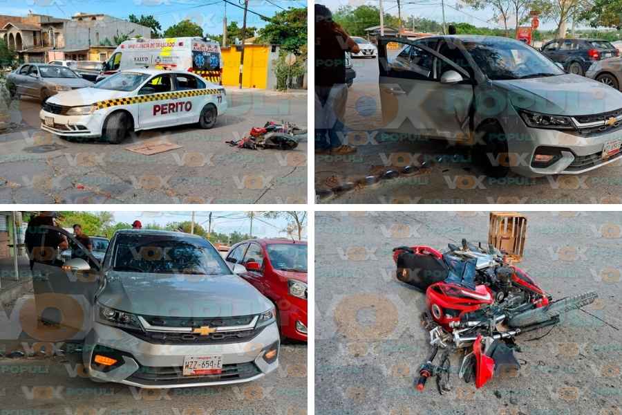 motociclistas lesionados choque en Victori (1)