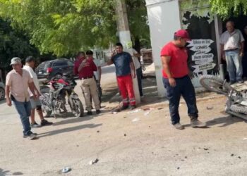 motociclistas lesiones centro Mante