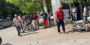 motociclistas lesiones centro Mante