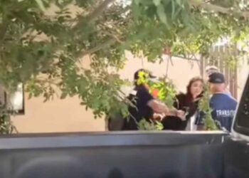 mujer Transito Río Bravo