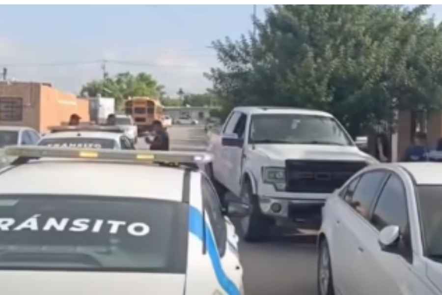 mujer Transito Río Bravo