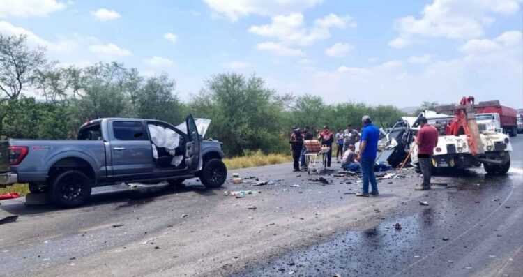 mujer accidente San Fernando