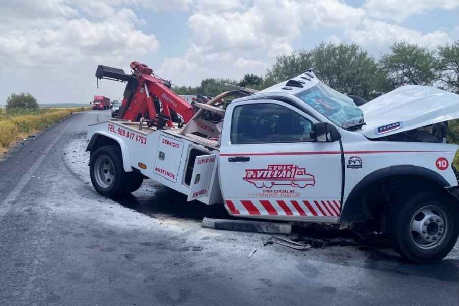 mujer accidente San Fernando